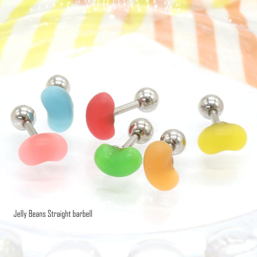 ROQUE（ロキ） ボディピアス 16G ジェリービーンズ ストレートバーベル