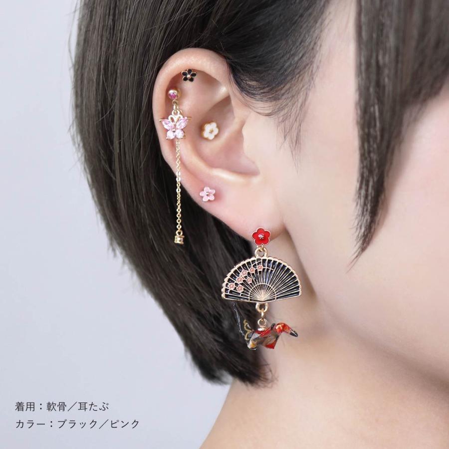 ROQUE（ロキ） ボディピアス 16G ミルキー プチ デイジー ストレート