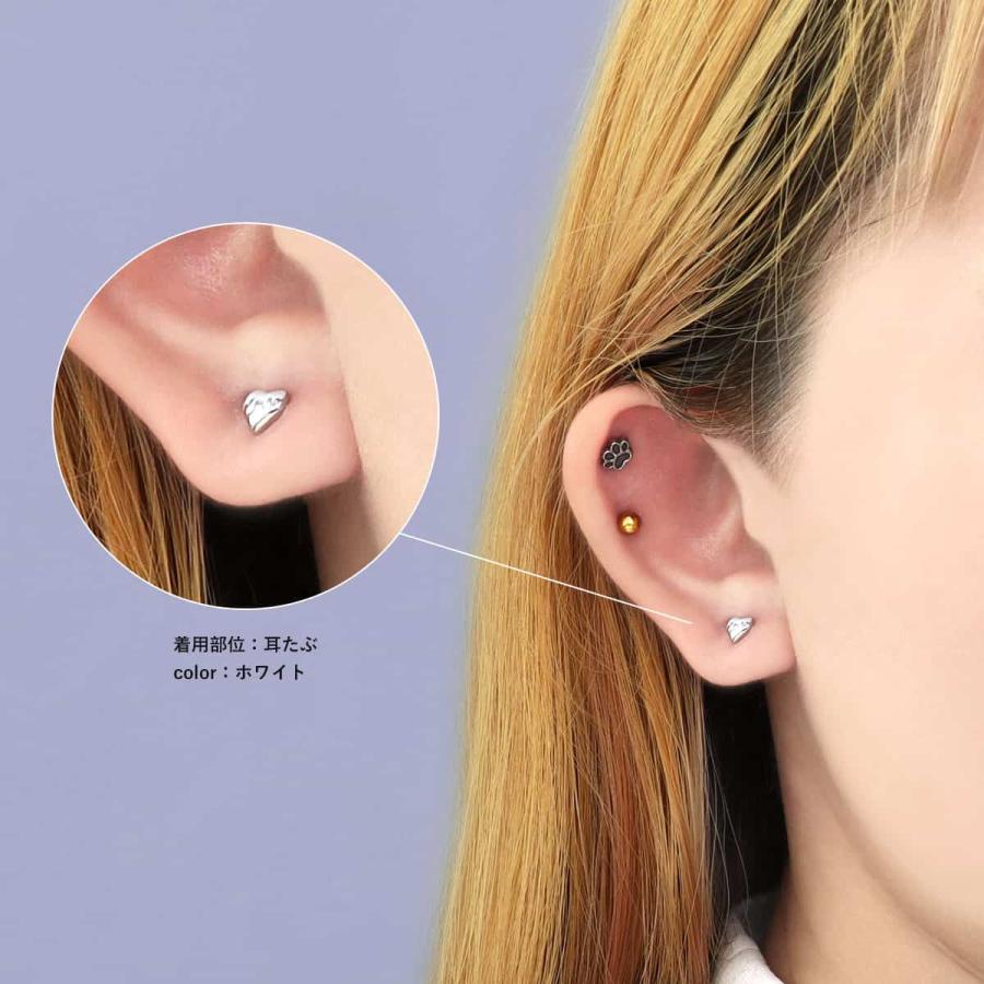 ボディピアス 16G カラー フォンデュ ハート ストレートバーベル(1個売り)(オマケ革命) | ROQUE | 06