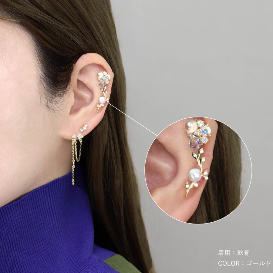 ROQUE（ロキ） ボディピアス 16G ビッグ クロス デザイン ストレート