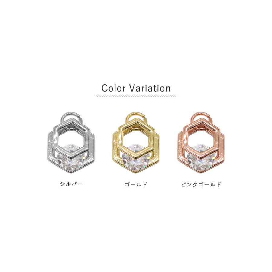 ROQUE（ロキ） ボディピアス 20G 18G 16G 14G用 ハニカム ジュエル
