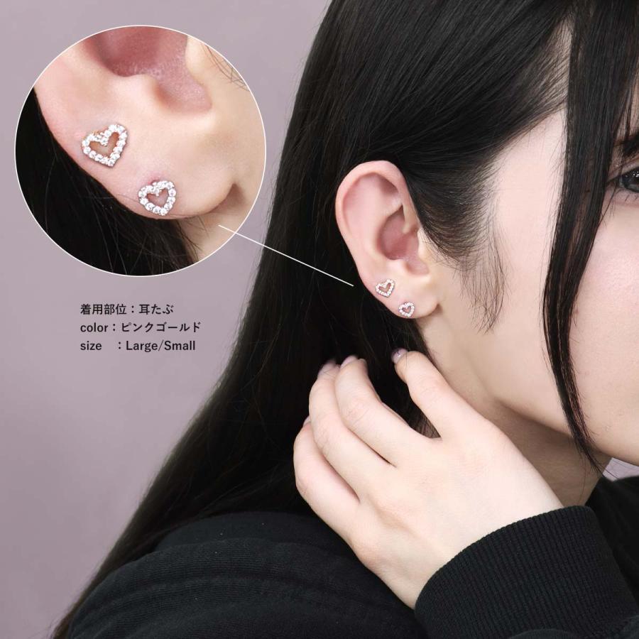 ROQUE（ロキ） ボディピアス ファッションピアス 20G 16G ハート