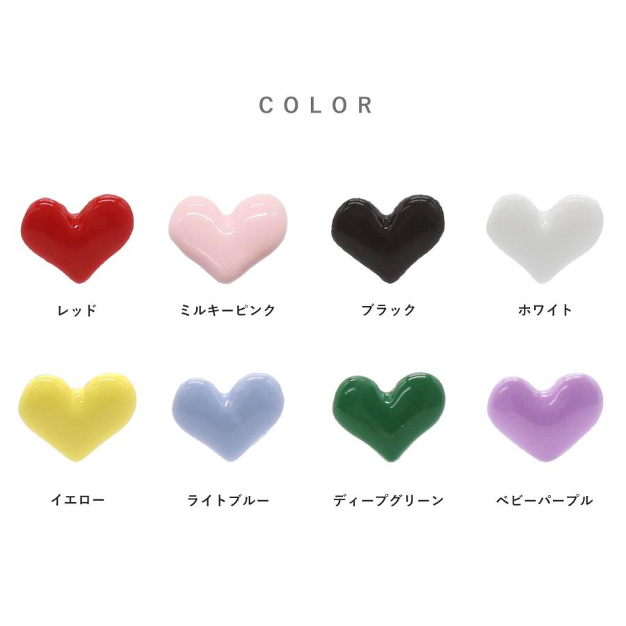 ボディピアス 16G カラフル ミニ ハート ストレートバーベル(1個売り)(オマケ革命) | ROQUE | 17