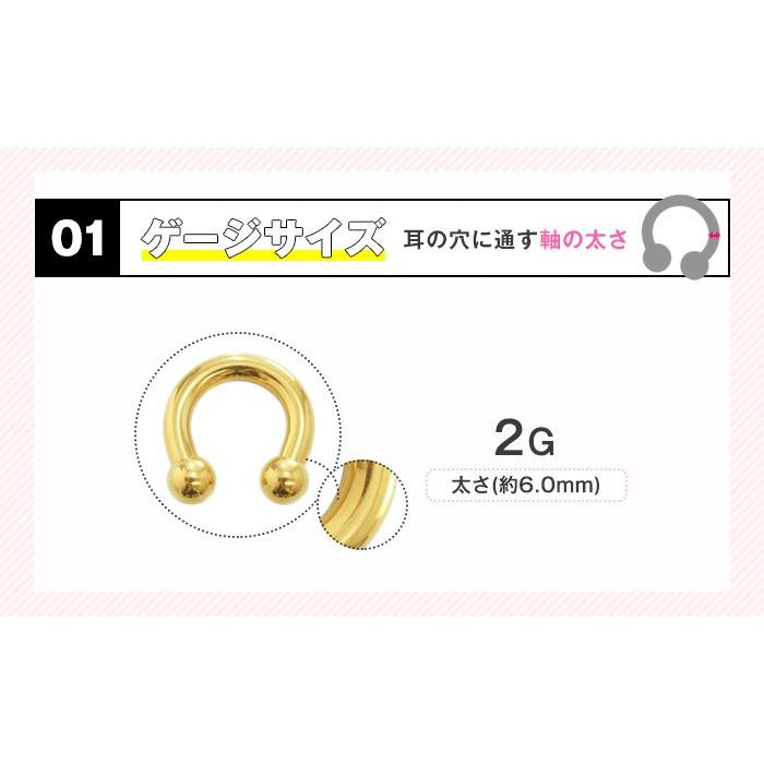 ROQUE（ロキ） ボディピアス 2G サーキュラーバーベル 定番 シンプル