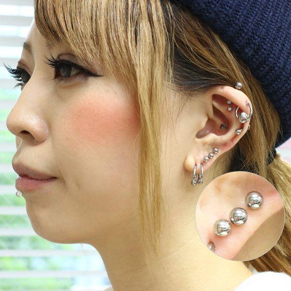 ROQUE（ロキ） 訳ありボディピアス 16G ストレートバーベル サージカル 