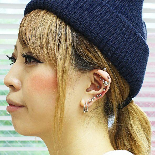 ROQUE（ロキ） 訳ありボディピアス 16G ストレートバーベル サージカル