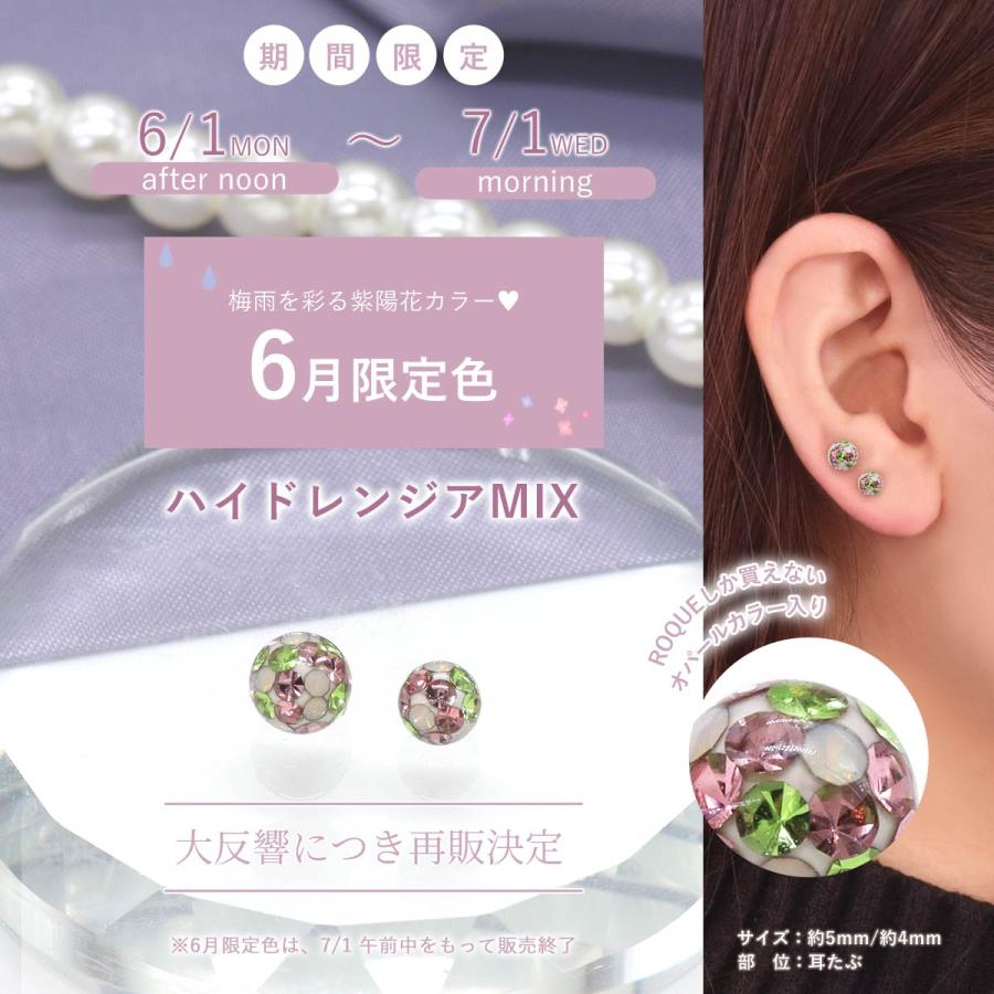 ROQUE（ロキ） ボディピアス キャッチ 18G 16G 14G 12G用 対応 