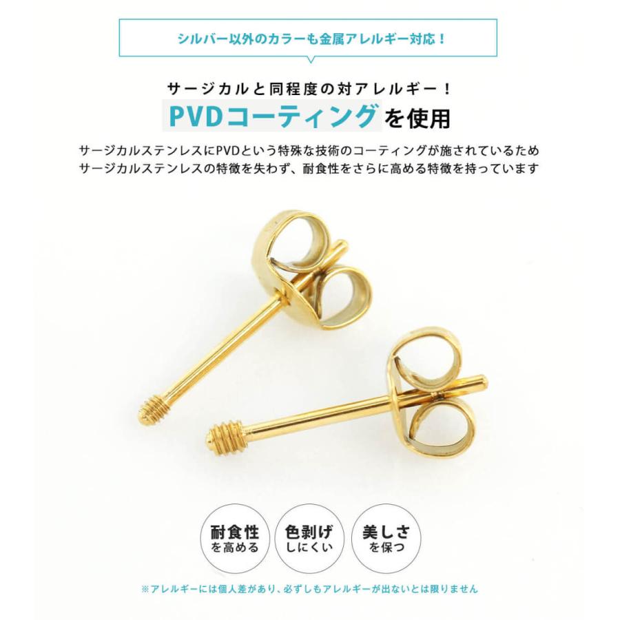 ROQUE (両耳用/2個売り)ハイテクスタッドピアス 16G/14G用 ROQUE (両耳用/2個売り)ハイテクスタッドピアス 16G/14G用