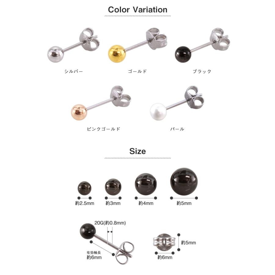 ROQUE（ロキ） (両耳用) 金属アレルギー対応 ピアス ハイテク スタッド