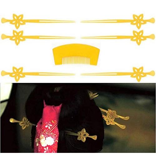 おいらん 遊女風 舞妓 芸者風 かんざし7点セット 花魁簪 髪飾り 結婚式 着物 和装 歌舞伎 Www Arilab Com Tr Index Php