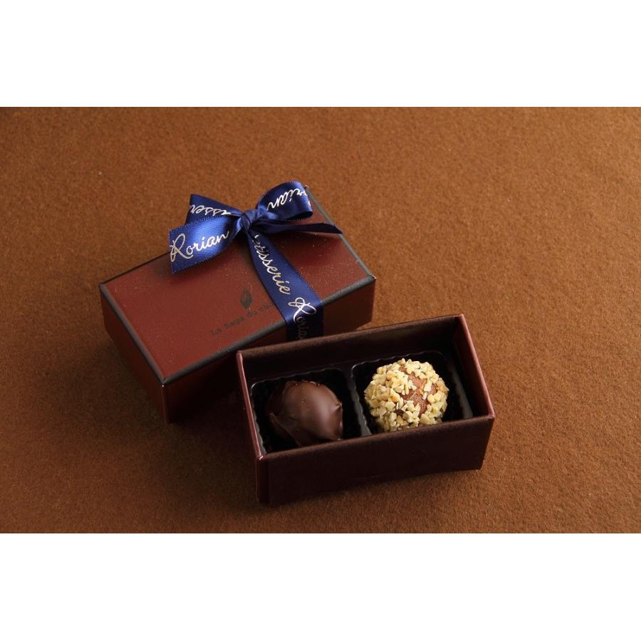 トリュフ チョコ2個入り バレンタイン : ロリアン洋菓子店ヤフー