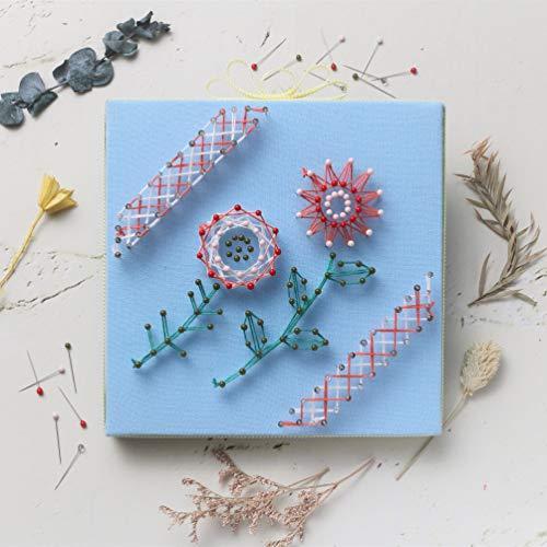 Tukumo まち針ストリングアート 初級キット 手芸キット 工作キット 手作り 北欧 子供 小学生 簡単 知育 花のお便り S Roro 通販 Yahoo ショッピング