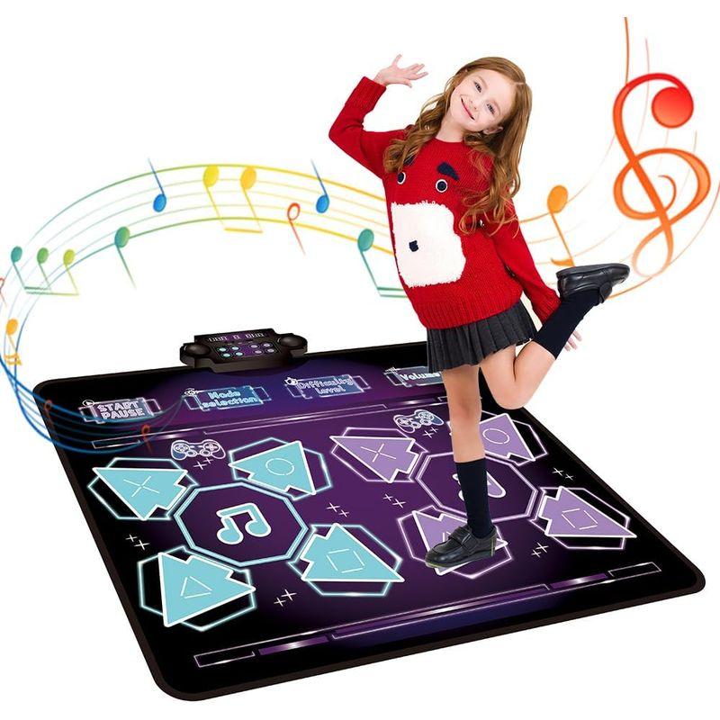 ダンスマット ゲーム おもちゃ 子供 2人用2023新モデル音楽プレイ