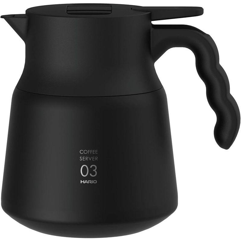 HARIO(ハリオ) Ｖ60 保温ステンレスサーバー PLUS 800 保存可能容量800ml ブラック VHSN-80-B｜rosashop｜02