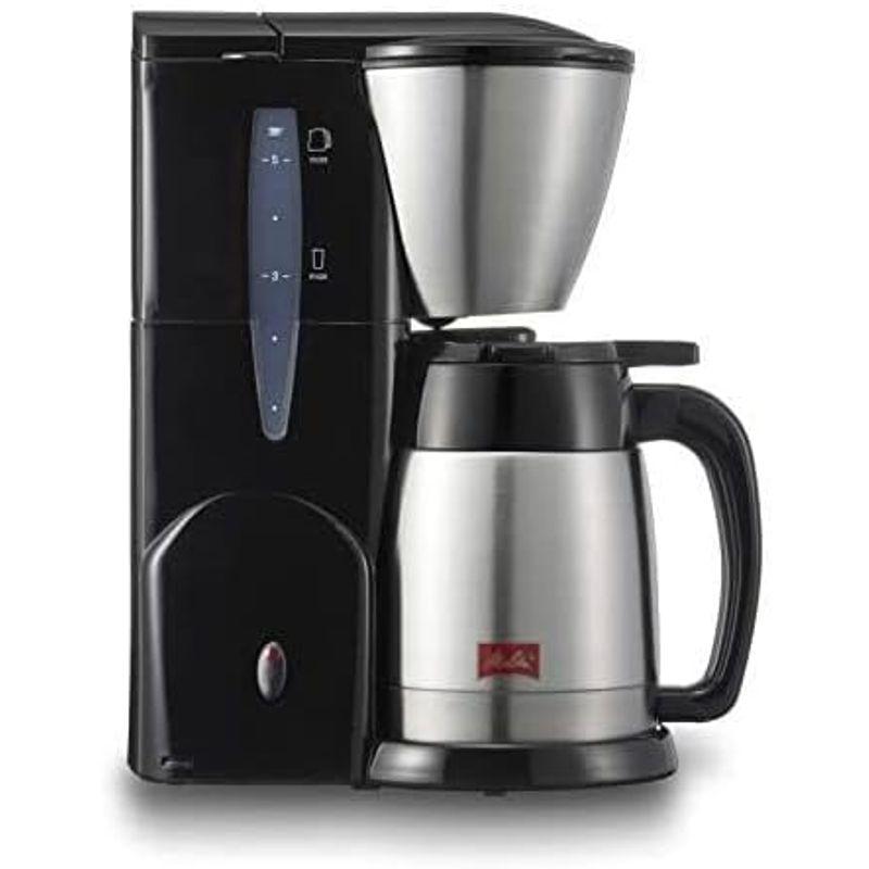 メリタ(Melitta) フィルターペーパー式コーヒーメーカー 700ml メリタ ノアプラス ブラック 5杯用 SKT55-1B｜rosashop｜02