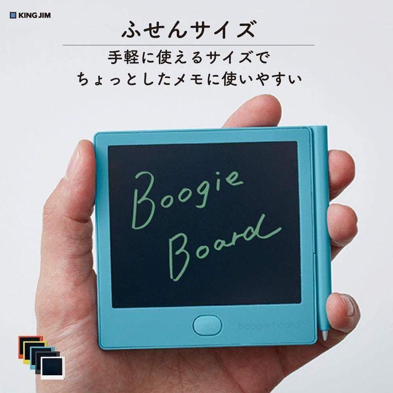 キングジム 電子メモパッド ブギーボード 3.9インチ ふせんサイズ コンパクトモデル 電池交換可 BB-12 白｜rosashop｜03