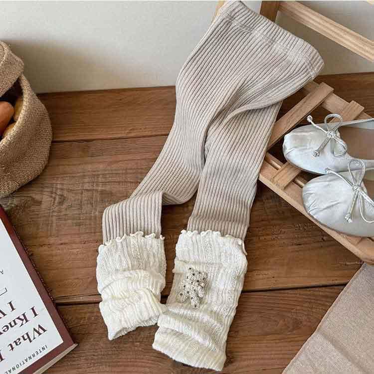 キッズ レギンス パンツ レッグウォーマー付き 子供服 ベビー服 長