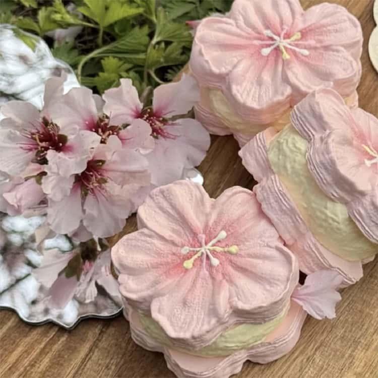 スクイーズ 桜 さくら メロジョイ おもちゃ ピンク 水感スクイーズ