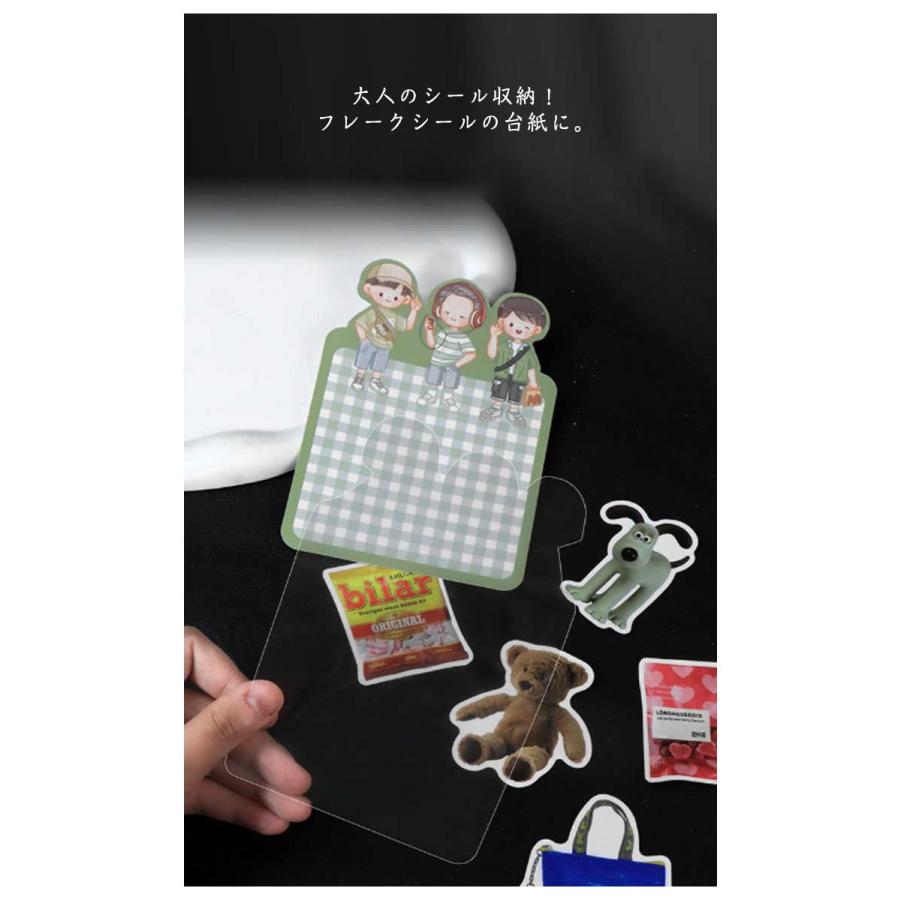 シール帳　虹色透明　A6　オーロラ　20枚の白剥離紙付き Amazon.co.jp: Hueapion m5 リフィル 透明 虹色 シール帳 リフィル
