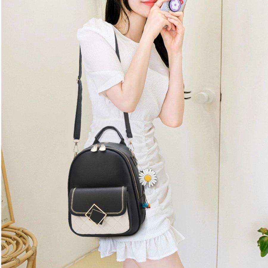 バイカラーミニリュック3レディースリュックサックおしゃれバック
