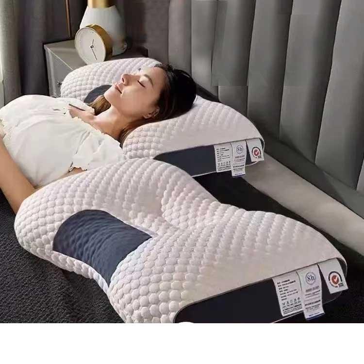 温熱枕 低反発 頸椎サポート枕　グレー 温熱枕 低反発 頸椎サポート枕 グレー