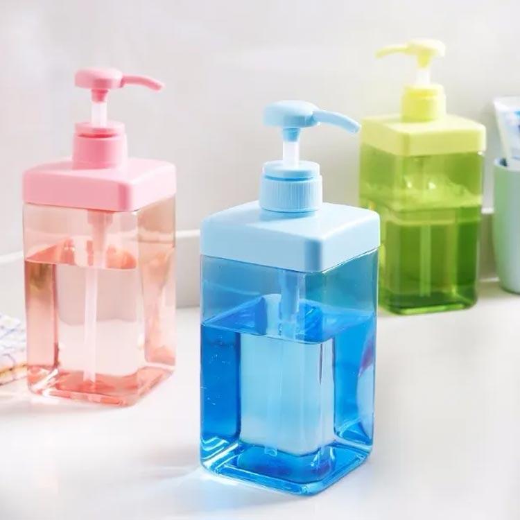 ディスペンサー 800ml 大容量 詰め替えボトル クリア ソープ