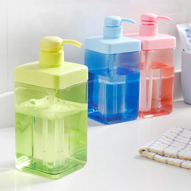 ディスペンサー 800ml 大容量 詰め替えボトル クリア ソープ