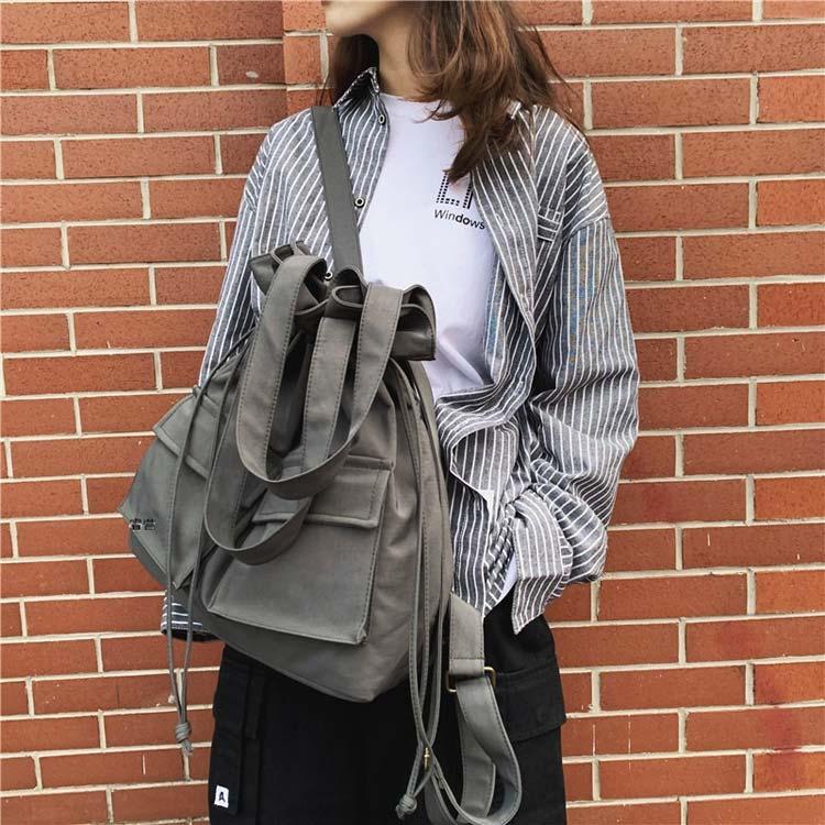 2way 撥水 トートバッグ 巾着 トート バッグ リュック レディース