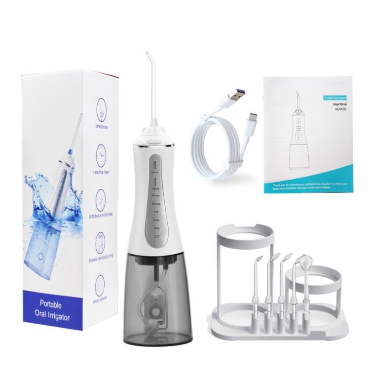 口腔洗浄器 収納スタンド付き 替えノズル5本 ジェットウォッシャー