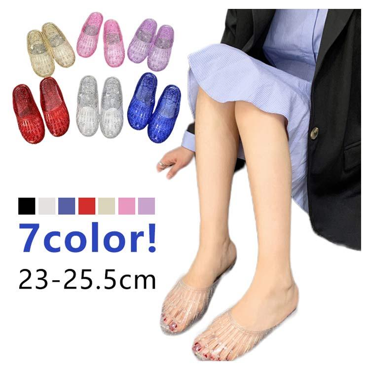 パンプス フラットシューズ ラバー スリッポン 軽量 メッシュ パンプス フラットシューズ ラバー スリッポン 軽量 メッシュ