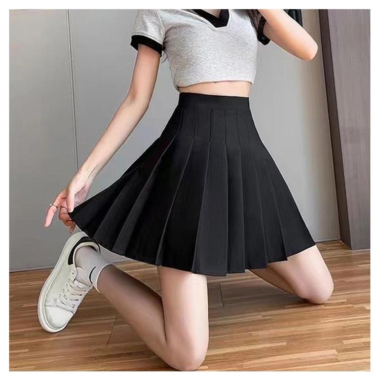 チラ見え防止 ミニスカート インナースパッツ付きミニスカート