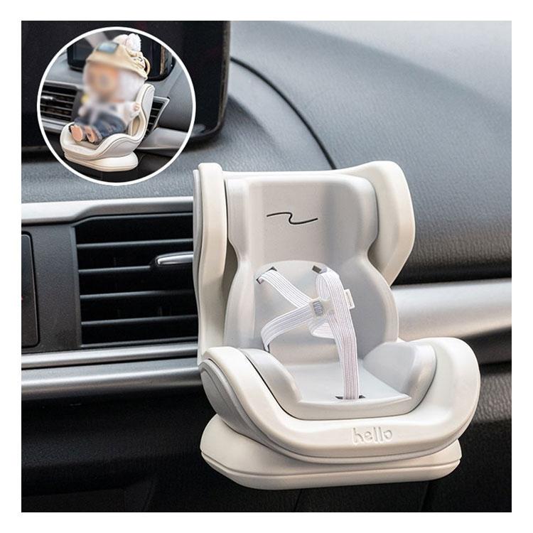 ドールカーシート 人形用 安全シート 椅子 2way取り付け ぬいぐるみ