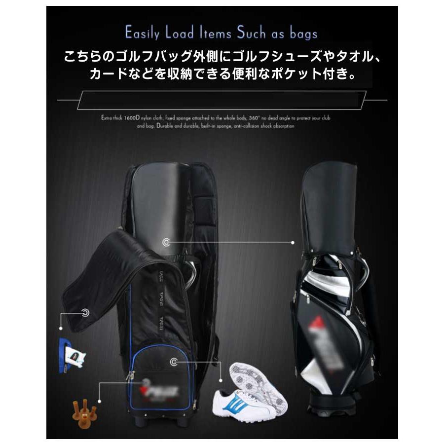 収納袋付き ゴルフバッグ カバー 飛行機 トラベルカバー 収納袋付き ゴルフバッグ カバー 飛行機 トラベルカバー