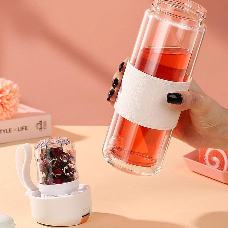 お茶 ボトル ティーボトル 茶こし 水筒 耐熱 茶こし付き