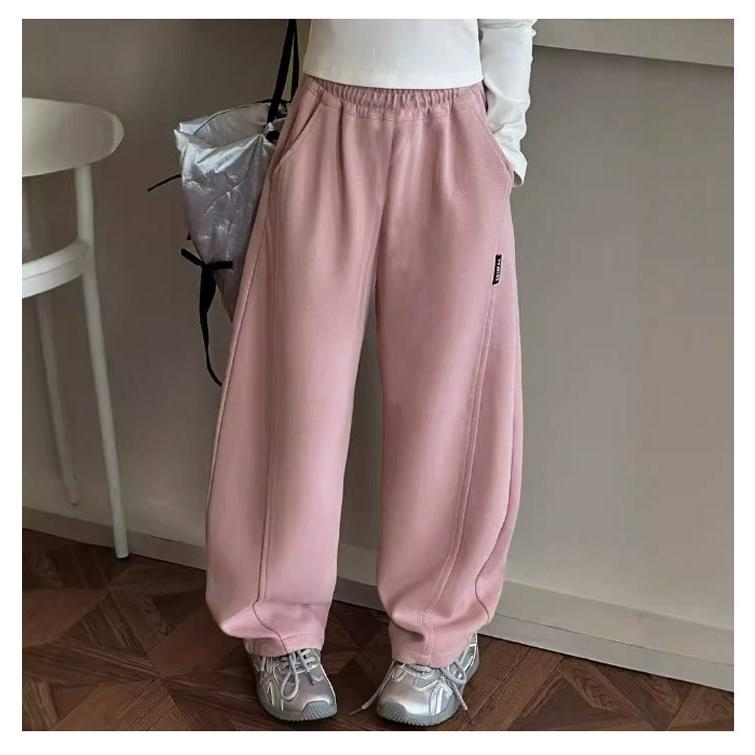 裏起毛 スウェットパンツ 子供服 キッズ 女の子 ワイドパンツ