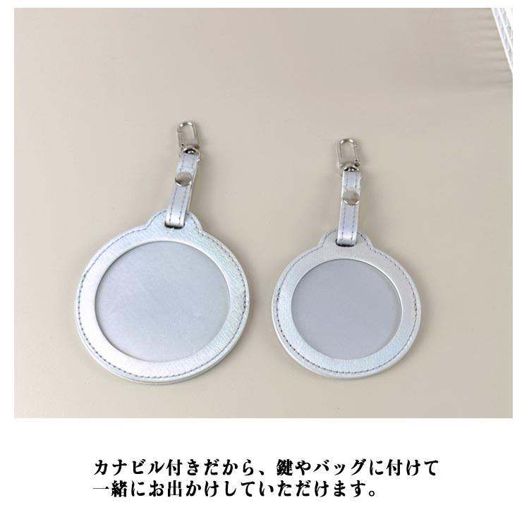 缶バッジ キーホルダー 【2枚入り】 丸缶 丸缶バ ケース ホルダー