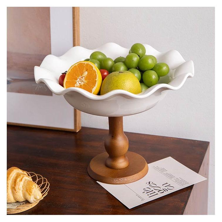 【フランス★アンティーク】木製 フルーツボウル ＋ おまけIKEAフルーツボウル フランス☆アンティーク】木製 フルーツボウル ＋ おまけIKEA