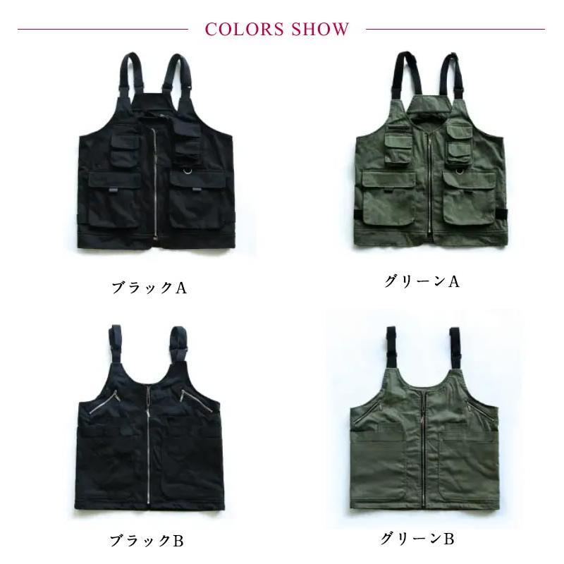着るバッグ ハンティングベスト ジレ メンズ ベスト 作業着 2WAY 着る 
