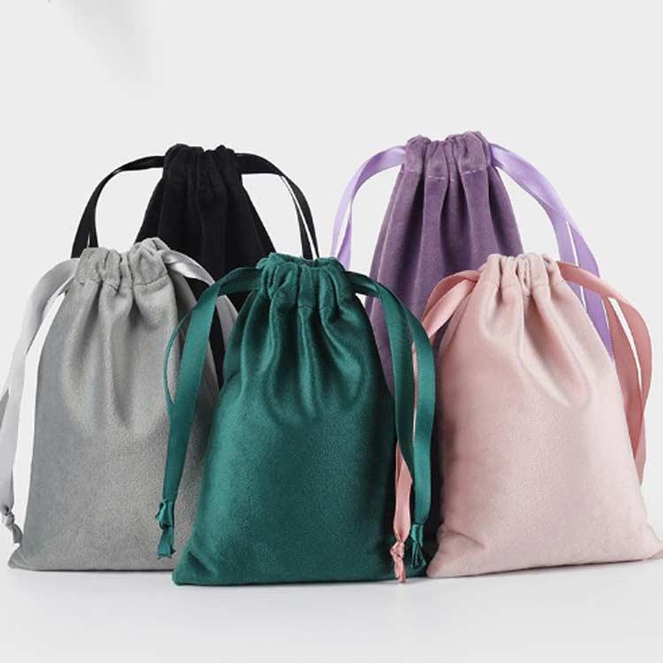 ベロア 巾着袋 ポーチ 2枚セット ミニ 巾着 バッグ バック ベロア 巾着袋 ポーチ 2枚セット ミニ 巾着 バッグ バック