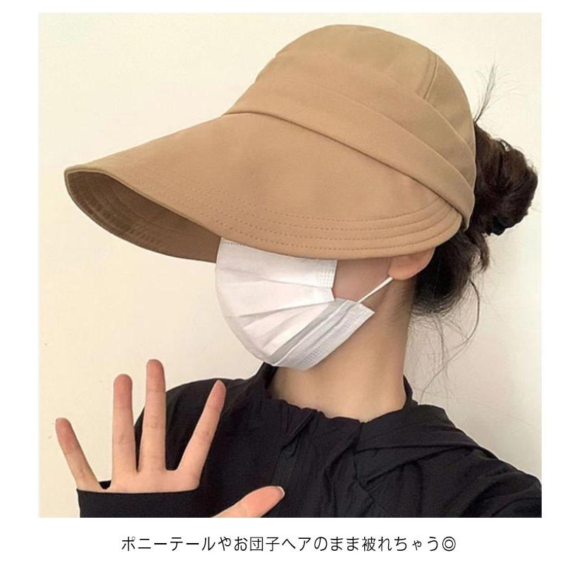 帽子 レディース キャスケット つば広 ポニーテール サン 帽子 レディース キャスケット つば広 ポニーテール サン