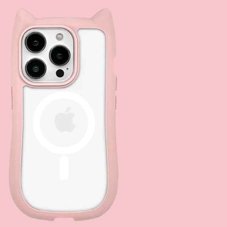 iPhone16 ケース 猫耳 MagSafe対応 マグセーフ対応 マグネット
