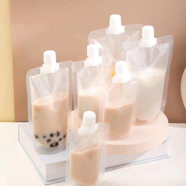 100個入り スパウトパウチ 透明 30ml 50ml 100ml 150ml 200ml 250ml