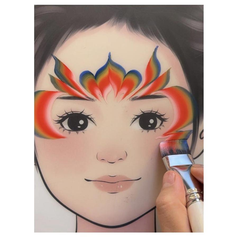 フェイスペイント用 筆 7本セット ボディペイント 専用筆 面相筆 画筆