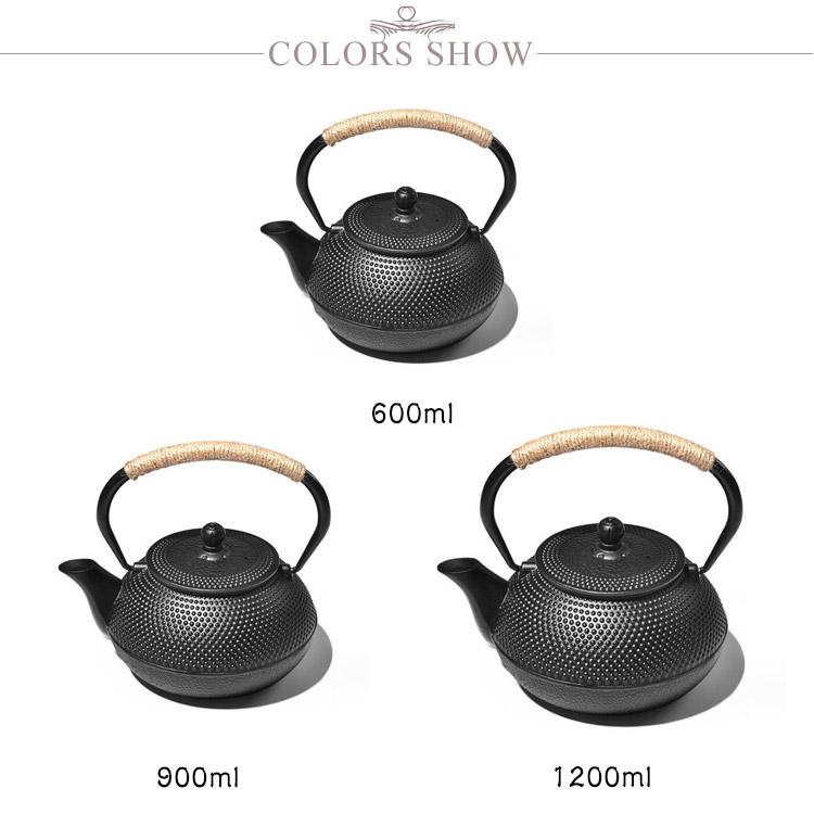 鉄瓶 やかん 鉄びん ヤカン 鉄製 大容量 急須 0.6l 0.9l 1.2l 直 鉄瓶 やかん 鉄びん ヤカン 鉄製 大容量 急須 0.6l 0.9l 1.2l 直