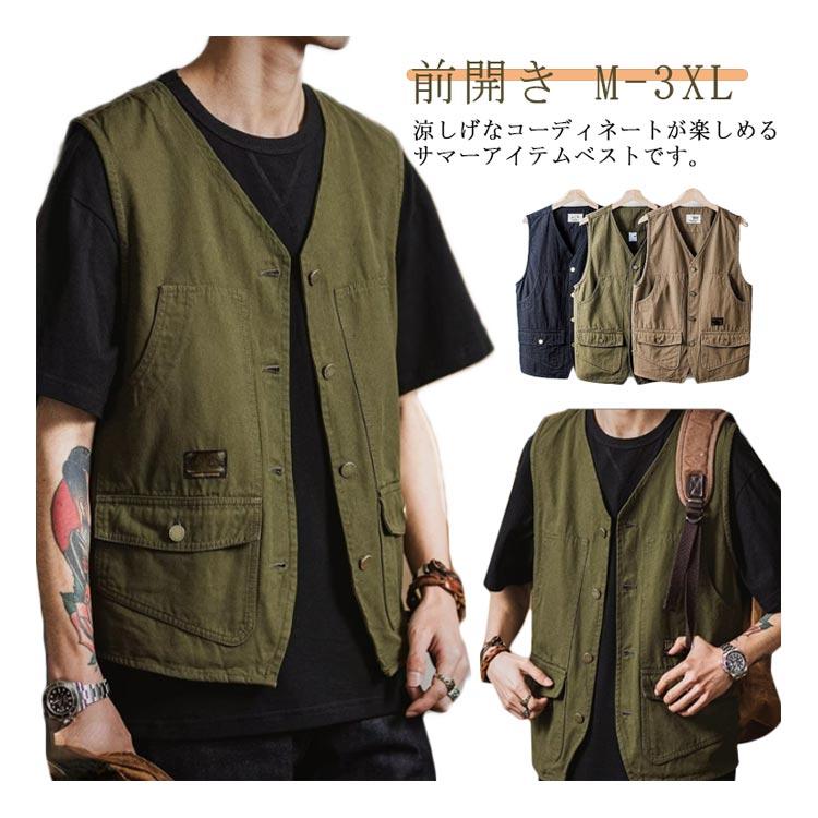 r*e様 NAMACHEKO ベスト ベスト ジレ HOOK -original- レトロ調花刺繍vネックデニム