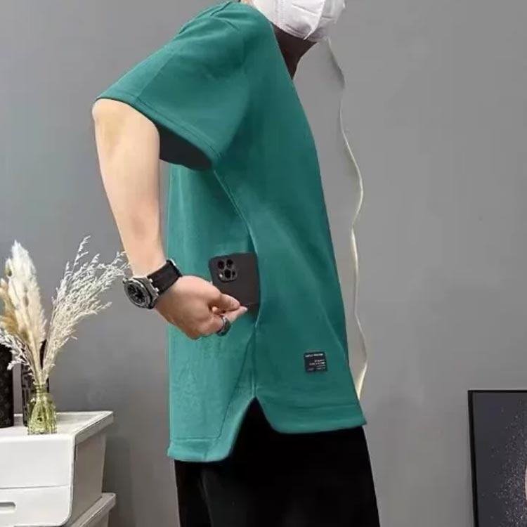 2枚セット tシャツ ポケット付き メンズ 半袖 Tシャツ 無地 インナー