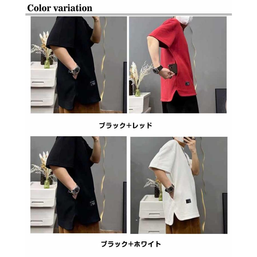 2枚セット tシャツ ポケット付き メンズ 半袖 Tシャツ 無地 インナー