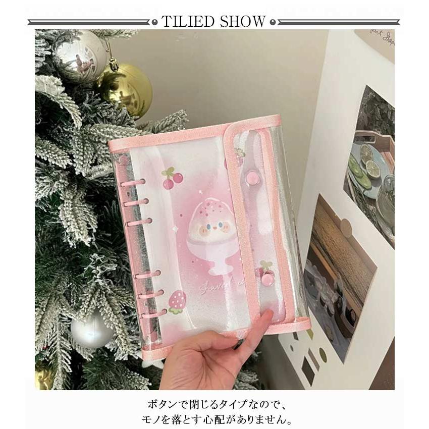 専用 新品未使用 A6 バインダーカバー まとめ売り 透明バインダー システム手帳 透明 軽量 手帳カバー PVCカバー