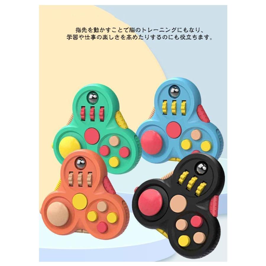 2個セット フィジェットパッド 気分転換 ハンドスピナー ストレス解消