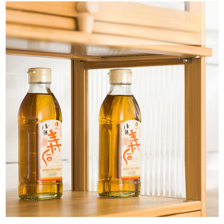 食器棚 幅52/42cm 2段 上置き ミニ食器棚 キッチン収納 シェルフ 扉